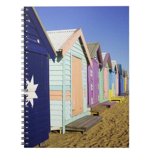 Carnet Cabines de Bain, Plage de Middle Brighton, Port (Devant)