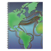 Carnet Câbles mondiaux - Câbles sous-marins (Devant)