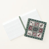 Carnet cacahuètes | Ancien Motif de traîneau (Intérieur)