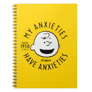 Carnet cacahuètes   Charlie Brown Nervous depuis 1950