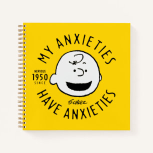Carnet cacahuètes Charlie Brown Nervous depuis 1950