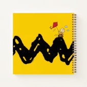 Carnet cacahuètes | Charlie Brown volant Kite (Dos)