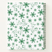 Carnet cacahuètes | Christmas Snoopy Let It Snow Motif (Dos)