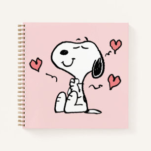 Carnet cacahuètes   Coeurs de snoopy
