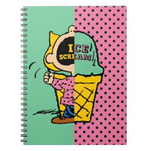 Carnet cacahuètes Crème de glace Sally demi et demi