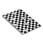 Carnet cacahuètes | Drapeau À damiers Snoopy (Côté Droit)