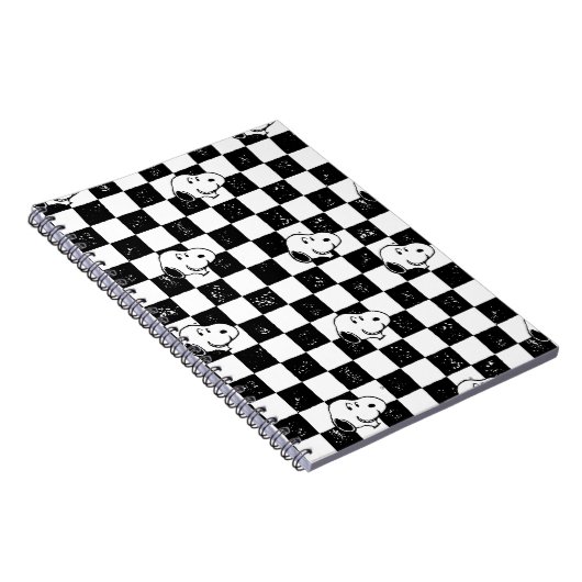 Carnet cacahuètes | Drapeau À damiers Snoopy (Côté Droit)