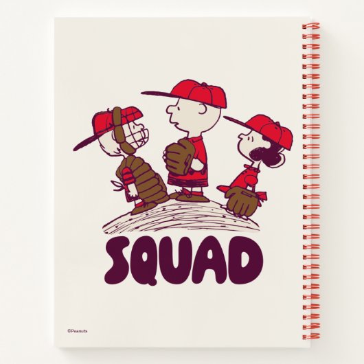 Carnet cacahuètes | Équipe de baseball (Dos)