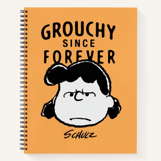 Carnet cacahuètes | Grouchy depuis toujours Lucy (Devant)