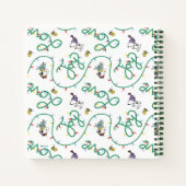 Carnet cacahuètes | Motif d'amour de Noël brillant et bri (Dos)