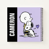 Carnet cacahuètes | Saint Valentin | Charlie Brown & Snoo (Dos)