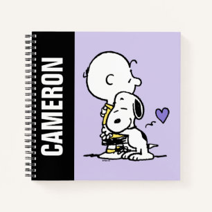 Carnet cacahuètes   Saint Valentin   Charlie Brown & Snoo