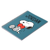 Carnet cacahuètes | Saint Valentin | Snoopy Heart Hug (Côté gauche)
