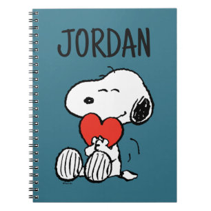 Carnet cacahuètes   Saint Valentin   Snoopy Heart Hug
