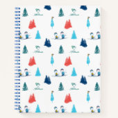 Carnet cacahuètes | Ski d'hiver Motif des pistes (Devant)