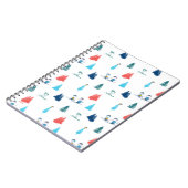 Carnet cacahuètes | Ski d'hiver Motif des pistes (Côté gauche)