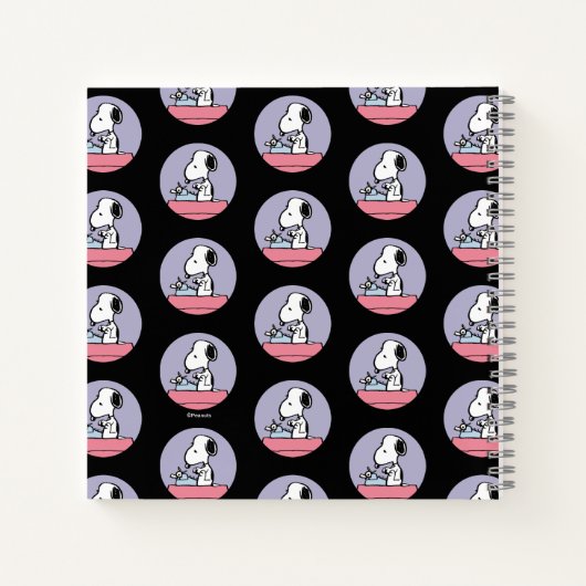 Carnet cacahuètes | Snoopy à la machine à écrire (Dos)