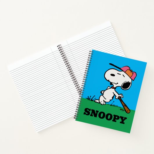 Carnet cacahuètes | Snoopy at Bat (Intérieur)