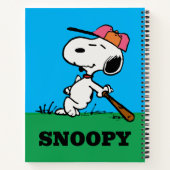 Carnet cacahuètes | Snoopy at Bat (Dos)