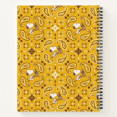 Carnet cacahuètes | Snoopy Bandana Cowboy (Dos)