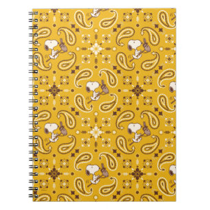 Carnet cacahuètes   Snoopy Bandana Cowboy