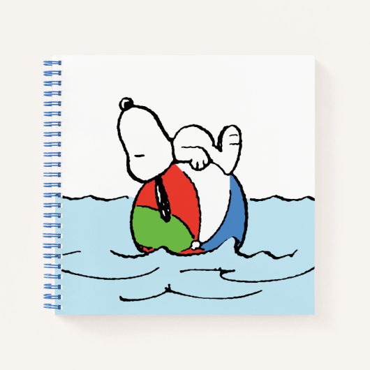 Carnet cacahuètes | Snoopy Beach Ball Beach (Devant)