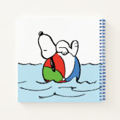 Carnet cacahuètes | Snoopy Beach Ball Beach (Dos)