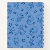 Carnet cacahuètes | Snoopy Blue Space Astronaut Motif (Dos)