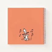 Carnet cacahuètes | Snoopy Dancing (Dos)