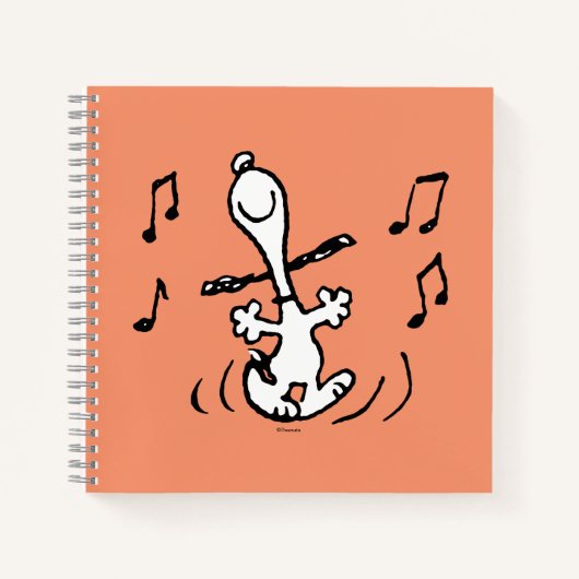 Carnet cacahuètes | Snoopy Dancing (Devant)