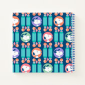 Carnet cacahuètes | Snoopy Dark Blue Deco | Ajouter Votre (Dos)
