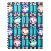 Carnet cacahuètes | Snoopy Dark Blue Deco Dreams Motif (Devant)