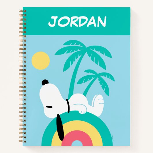 Carnet cacahuètes | Snoopy Deco Dreams | Ajouter Votre No (Devant)