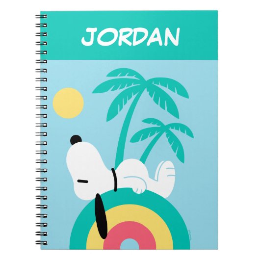 Carnet cacahuètes | Snoopy Deco Dreams | Ajouter Votre No (Devant)