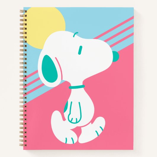 Carnet cacahuètes | Snoopy Deco Dreams Sun (Devant)