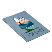 Carnet cacahuètes | Snoopy Dog House Sunrise | Ajouter Vo (Côté Droit)