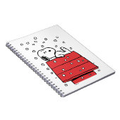 Carnet cacahuètes | Snoopy Doghouse Snowflakes (Côté Droit)