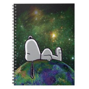 Carnet cacahuètes Snoopy Espacé