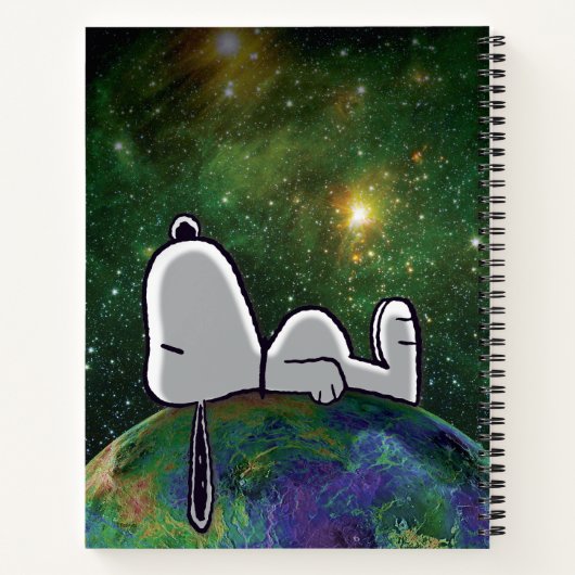 Carnet cacahuètes | Snoopy Espacé (Dos)
