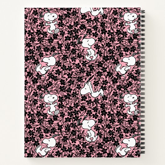 Carnet cacahuètes | Snoopy Flower Vine Motif (Dos)