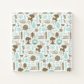 Carnet cacahuètes | Snoopy Frosty Motif de Noël (Dos)