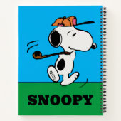 Carnet cacahuètes | Snoopy Golf Swing (Dos)