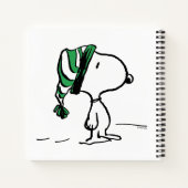 Carnet cacahuètes | Snoopy Green Casquette de neige (Dos)