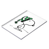 Carnet cacahuètes | Snoopy Green Casquette de neige (Côté gauche)