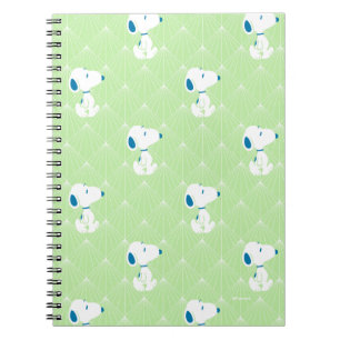 Carnet cacahuètes   Snoopy Green Deco Dreams Motif