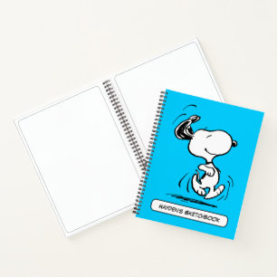 Carnet cacahuètes Snoopy Happy Dance Dessin