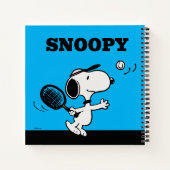 Carnet cacahuètes | Snoopy Joue Au Tennis (Dos)