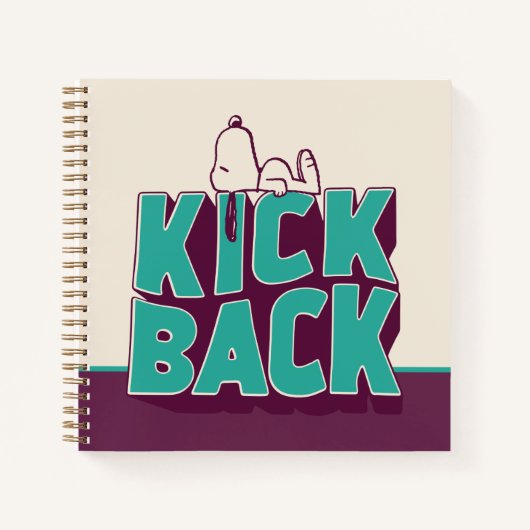 Carnet cacahuètes | Snoopy Kickback (Devant)