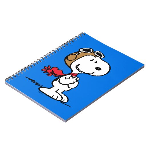 Carnet cacahuètes | Snoopy L'As Volant (Côté gauche)