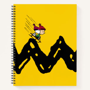 Carnet cacahuètes Snoopy & Linus Sled Ride